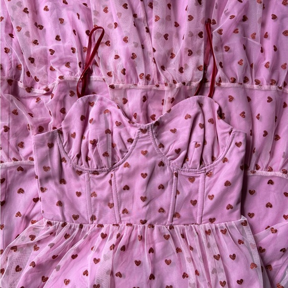 Betsey Johnson Heart Dress NWT - Picture 6 of 7
